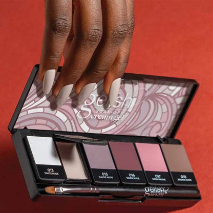 Gelish Solid Cream Gel 6 Piece Palette - Act Natural