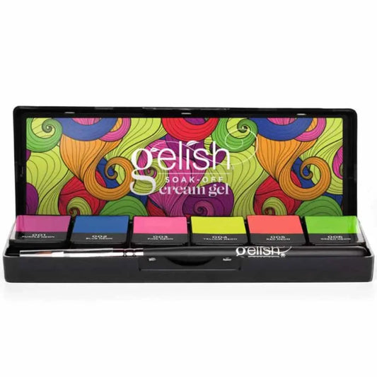 Gelish Solid Cream Gel 6 Piece Palette - Neon & On & On