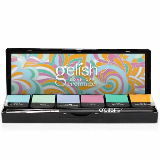 Gelish Solid Cream Gel 6 Piece Palette - Pretty Pastels