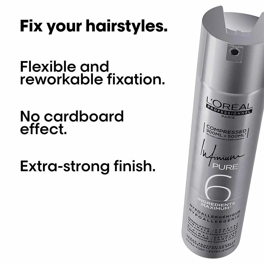 L'Oréal Professionnel Infinium Pure Extra Strong Hair Spray 300ml