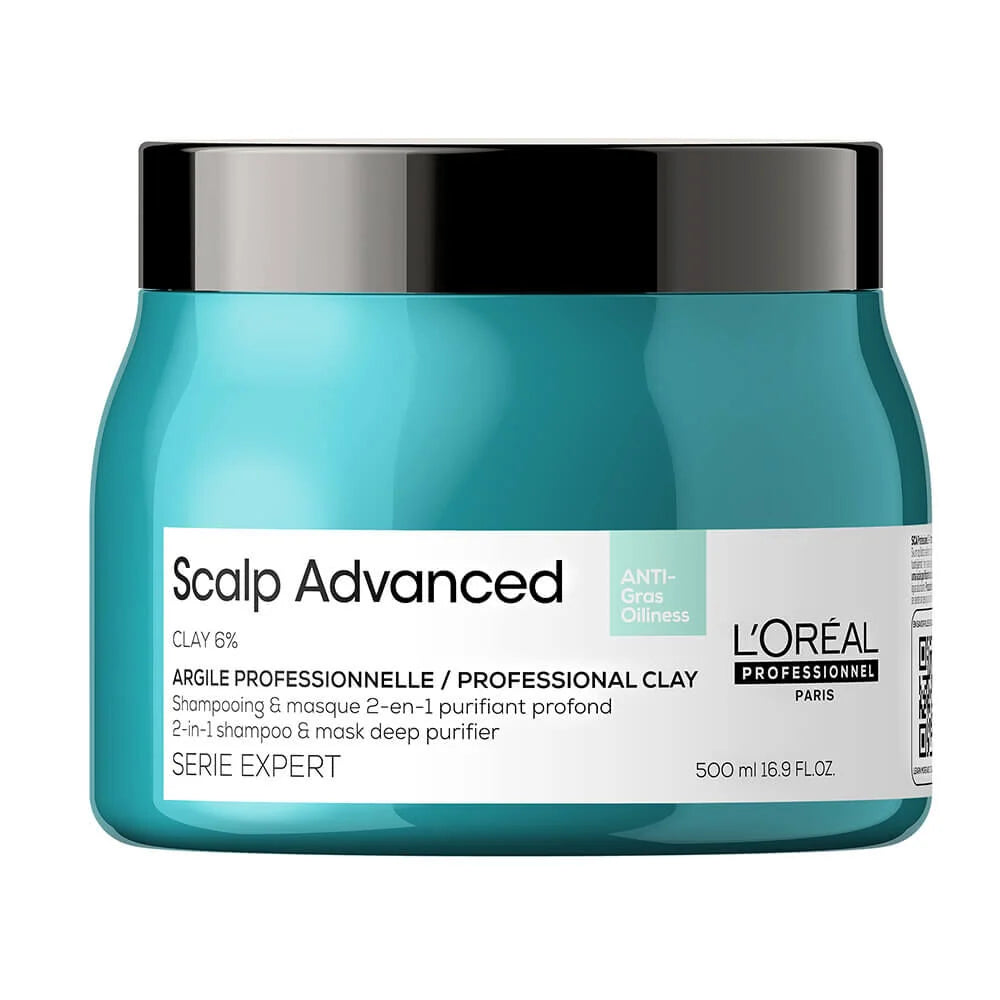 L'Oréal Professionnel Serie Expert Scalp Advanced Anti-Oiliness 2-in-1 Deep Purifier Clay Mask