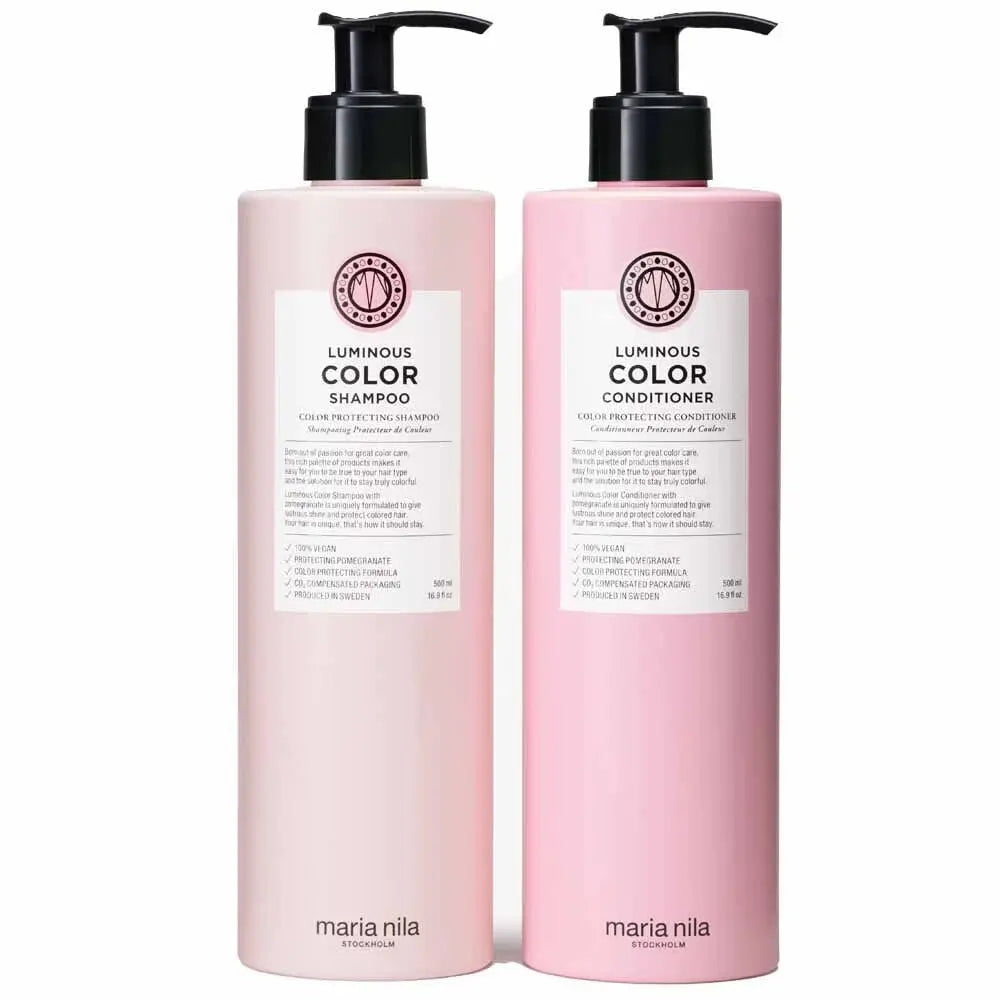 Maria Nila Luminous Color Shampoo & Conditioner Duo, 2x 500ml