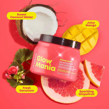 Matrix Glow Mania Super Gloss Protecting Mask for Dull & Color-treated Hair 500ml