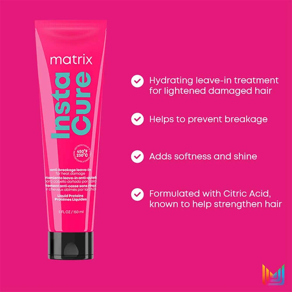 Matrix Total Results Instacure Build A Bond Anti-Breakage Leave-in for Heat Damage, 150ml