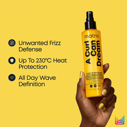 Matrix Total Results A Curl Can Dream Scrunch N' Go Defining Spray 250ml Product Features