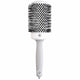 Olivia Garden Expert Blowout Round Hair Brush Shine White & Grey - 55mm