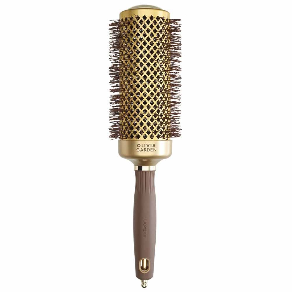 Olivia Garden Expert Blowout Round Hair Brush Speed Gold & Brown - 55mm