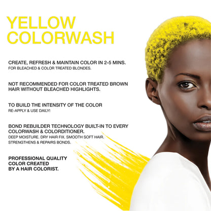 Celeb Luxury Viral Shampoo Colorwash Vegan Shampoo -  Extreme Yellow - 244ml