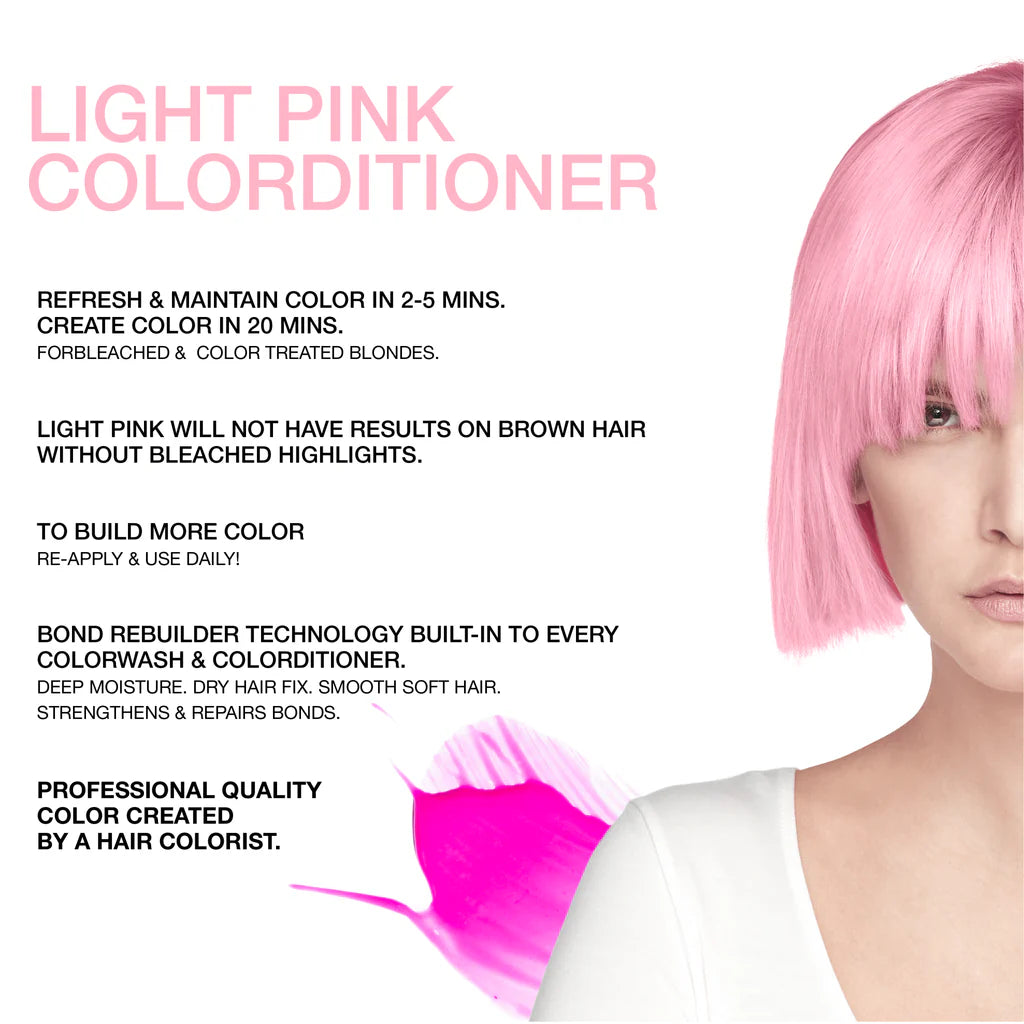 Celeb Luxury Viral Hybrid Colorditioner Conditioner with BondFix - Light Pink - 244ml