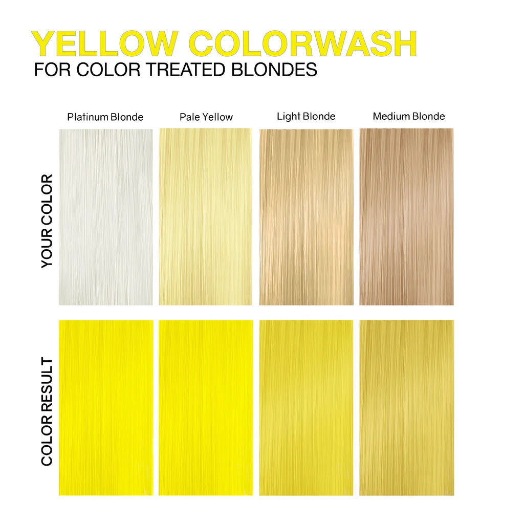 Celeb Luxury Viral Shampoo Colorwash Vegan Shampoo -  Extreme Yellow - 244ml