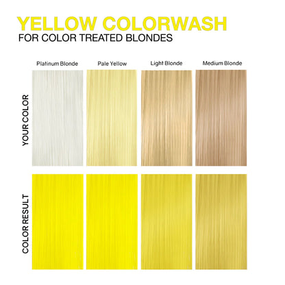 Celeb Luxury Viral Shampoo Colorwash Vegan Shampoo -  Extreme Yellow - 244ml