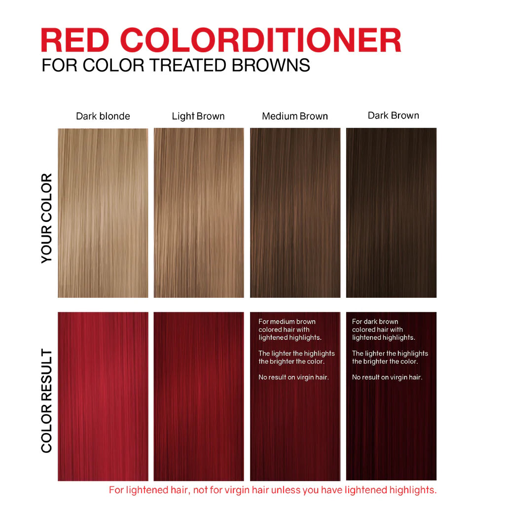 Celeb Luxury Viral Hybrid Colorditioner Conditioner with BondFix - Red - 244ml