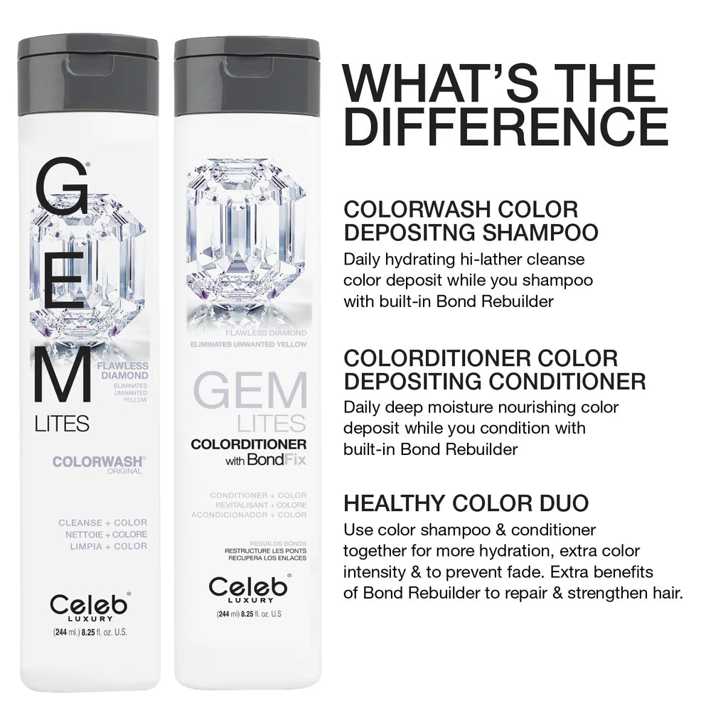 Celeb Luxury Gem Lites Colorditioner Conditioner  - Flawless DIamond - 244ml