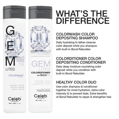 Celeb Luxury Gem Lites Colorditioner Conditioner  - Flawless DIamond - 244ml