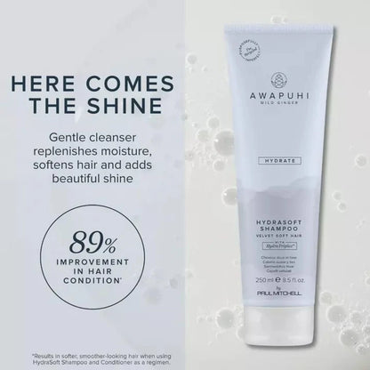 Paul Mitchell Awapuhi Wild Ginger Hydrasoft Shampoo 1000ml