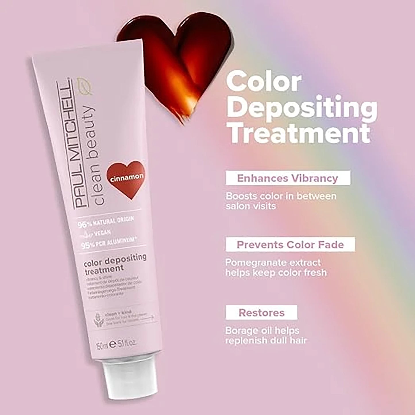Paul Mitchell Clean Beauty Color Depositing Treatment - Cinnamon 150ml