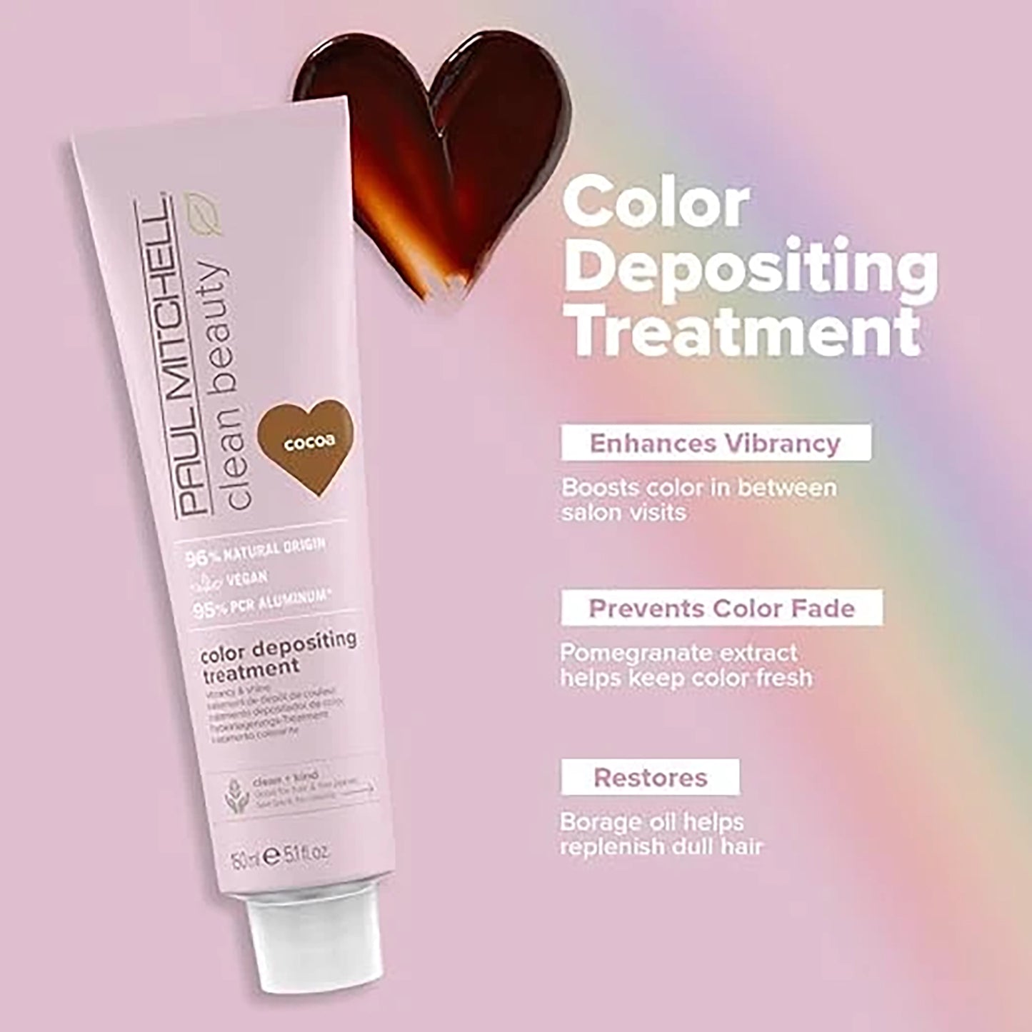 Paul Mitchell Clean Beauty Color Depositing Treatment - Cocoa 150ml