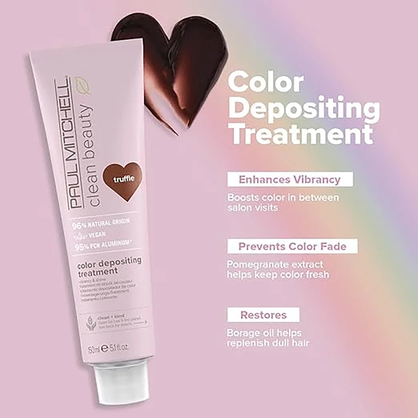 Paul Mitchell Clean Beauty Color Depositing Treatment - Truffle 150ml