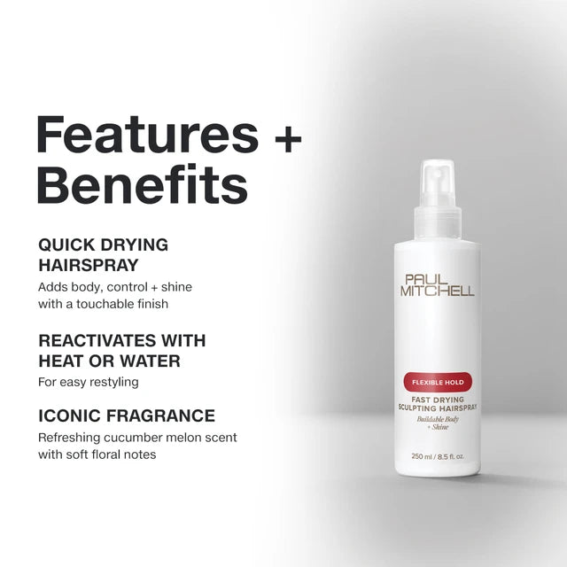 Paul Mitchell Fast Drying Sculpting Hairspray 50% Voc 250ml