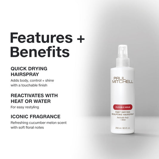 Paul Mitchell Fast Drying Sculpting Hairspray 50% Voc 75ml