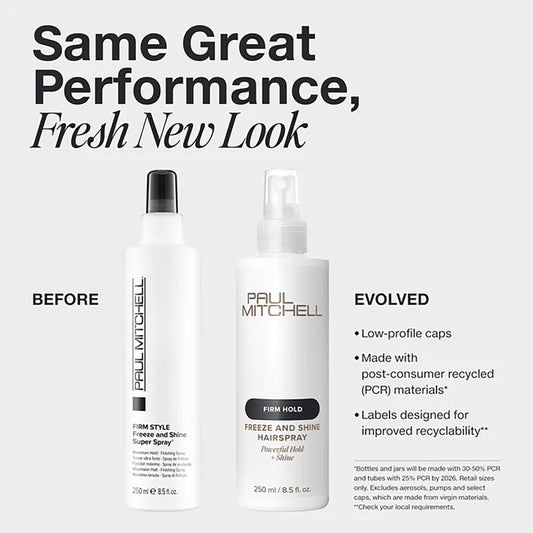 Paul Mitchell Freeze And Shine Super Spray 50% Voc 1000ml