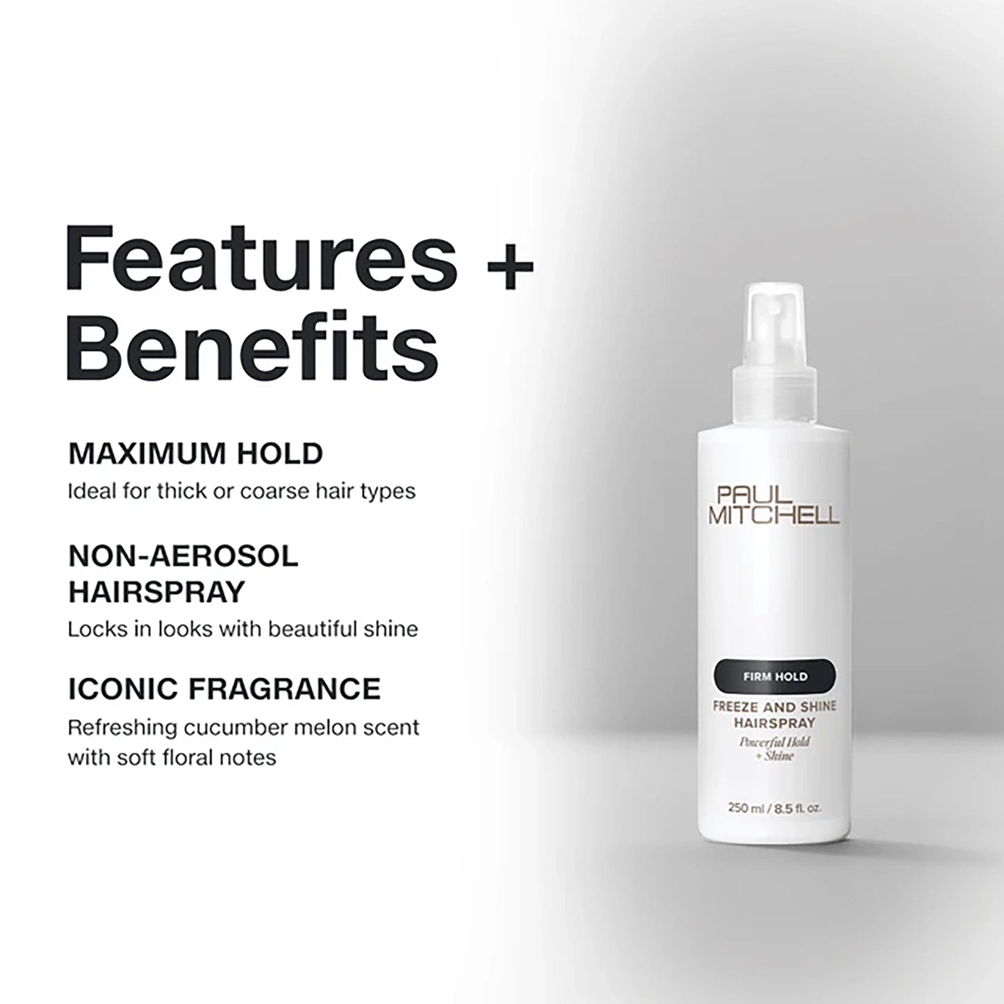 Paul Mitchell Freeze And Shine Super Spray 50% Voc 1000ml