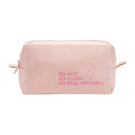 Paul Mitchell So Hot Pink Cotton Cosmetic Bag