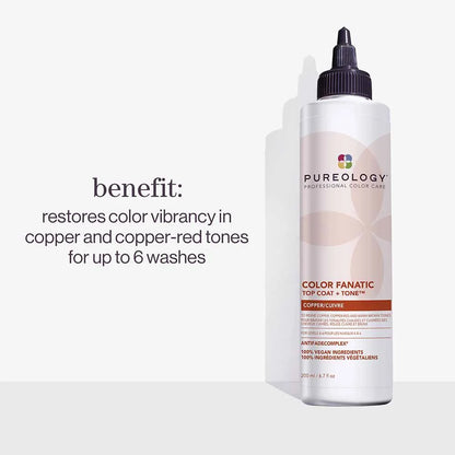 Pureology Color Fanatic Top Coat and Tone Copper 200ml