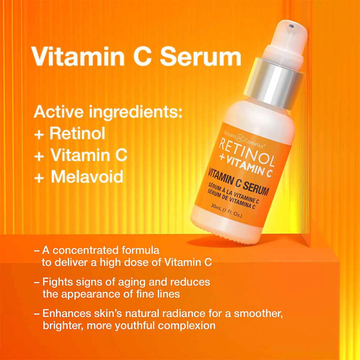 Retinol +Vitamin C Serum 30ml