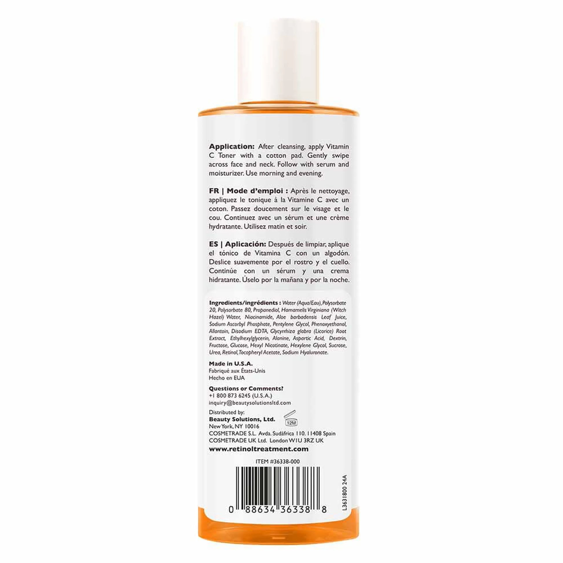 Retinol +Vitamin C Toner 200ml