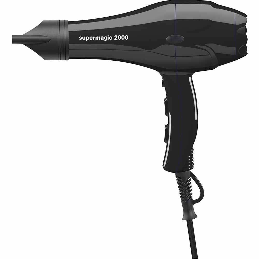 S-PRO Hairdryer Supermagic 2000 Black