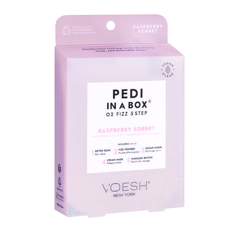 Voesh Pedi In A Box O2 Fizz Raspberry Sorbet