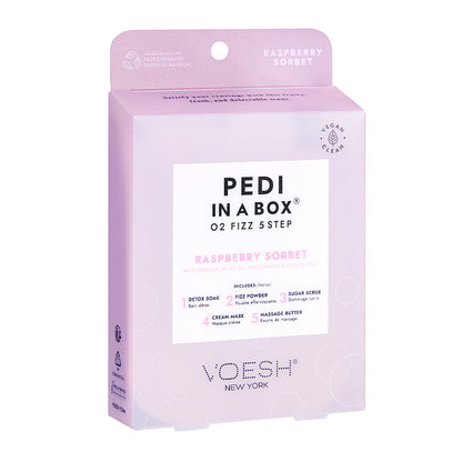 Voesh Pedi In A Box O2 Fizz Raspberry Sorbet