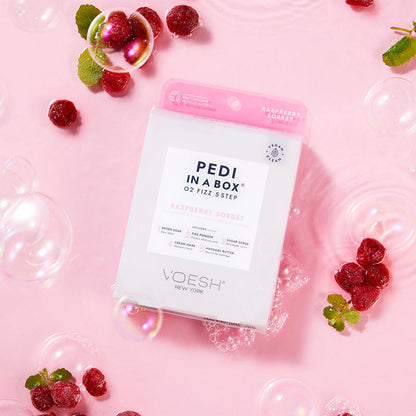 Voesh Pedi In A Box O2 Fizz Raspberry Sorbet