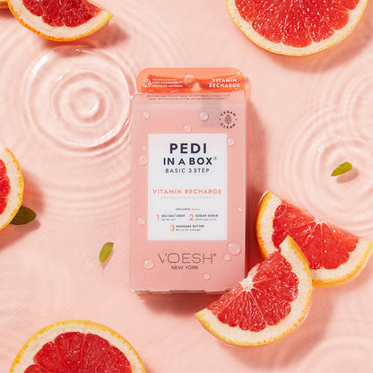 Voesh Pedi In A Box Basic 3 Step Vitamin Recharge