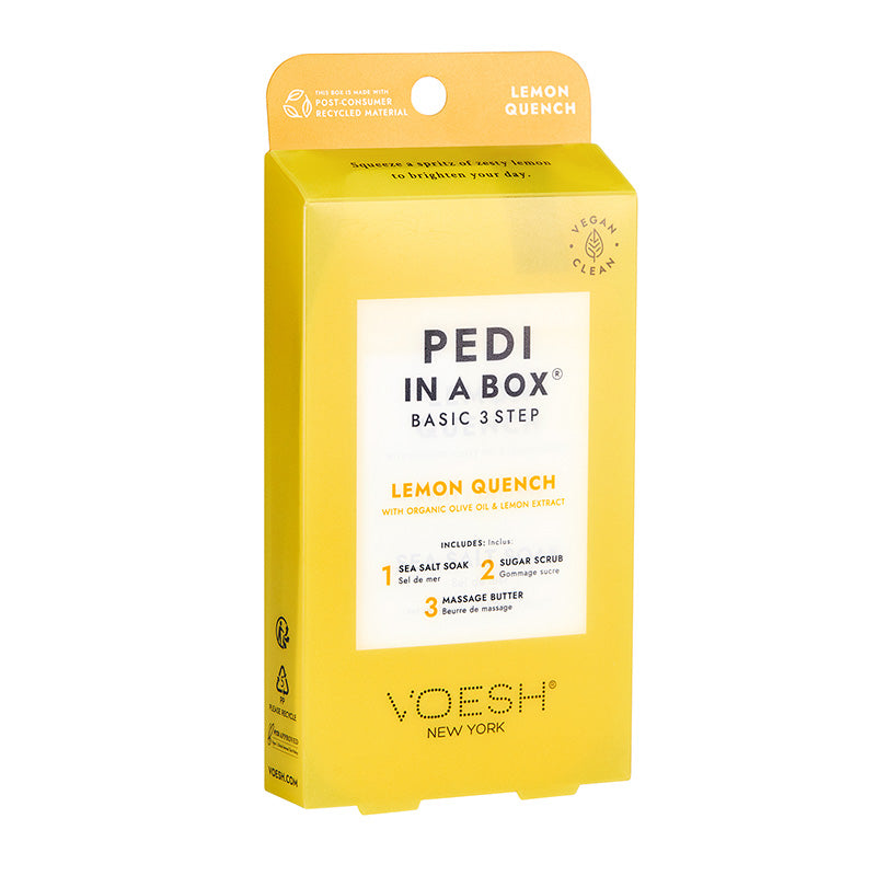 Voesh Pedi In A Box Basic 3 Step Lemon