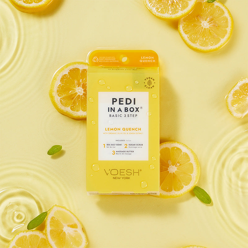 Voesh Pedi In A Box Basic 3 Step Lemon