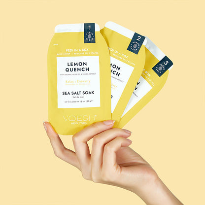 Voesh Pedi In A Box Basic 3 Step Lemon