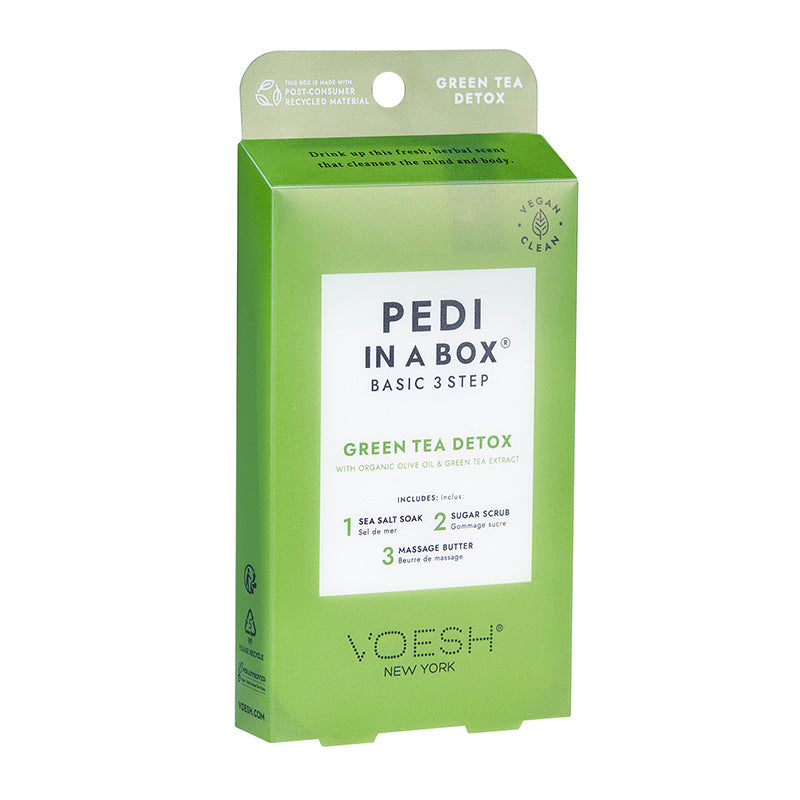 Voesh Pedi In A Box Basic 3 Step Green Tea