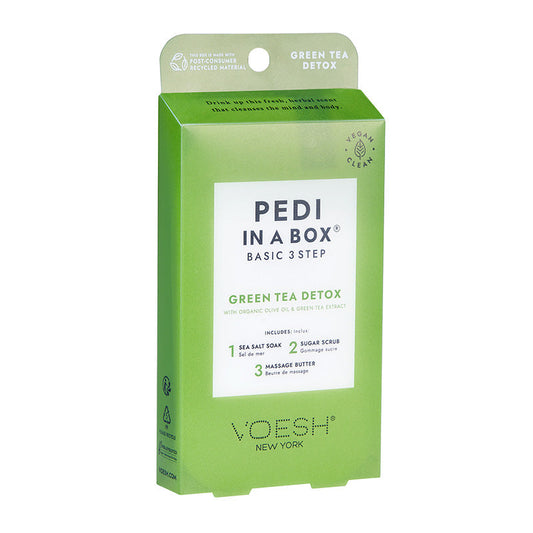 Voesh Pedi In A Box Basic 3 Step Green Tea