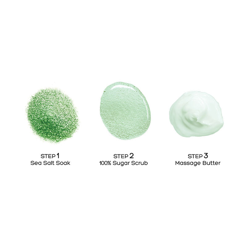Voesh Pedi In A Box Basic 3 Step Green Tea