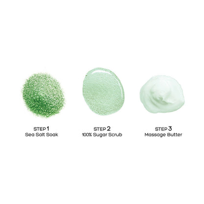 Voesh Pedi In A Box Basic 3 Step Green Tea