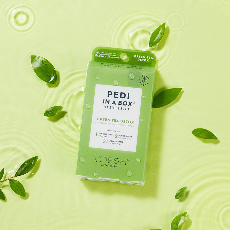 Voesh Pedi In A Box Basic 3 Step Green Tea