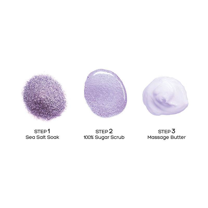 Voesh Pedi In A Box Basic 3 Step Lavender