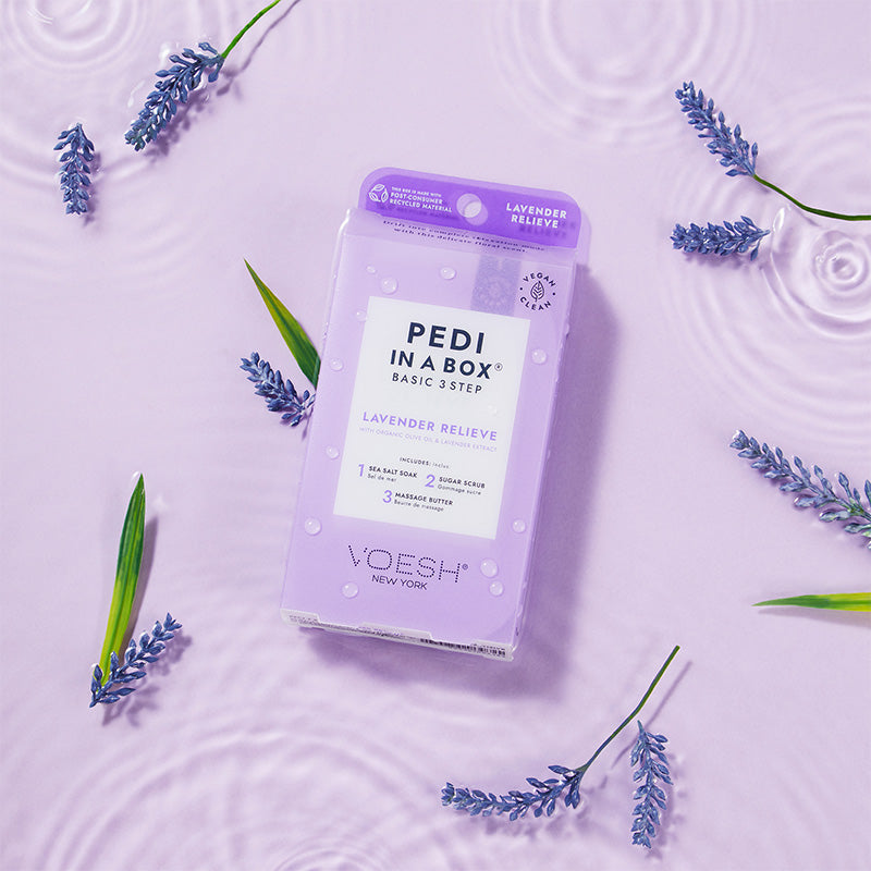 Voesh Pedi In A Box Basic 3 Step Lavender