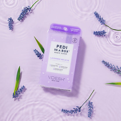 Voesh Pedi In A Box Basic 3 Step Lavender