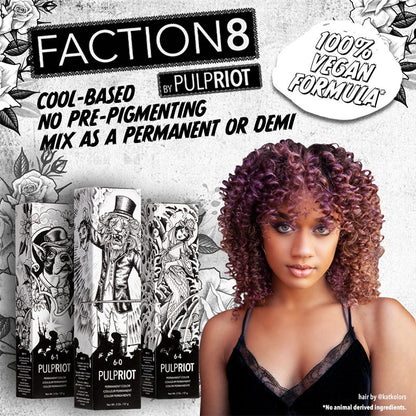 Pulp Riot Faction8 Interstellar Deposit Only Hair Color 12.1 Light Blue 57g