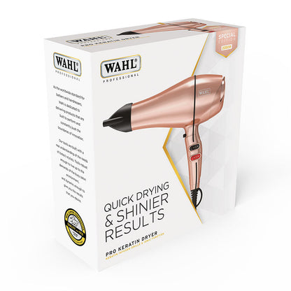 WAHL Pro Keratin Hair Dryer Rose Gold 2200W