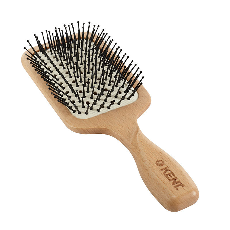 Kent Pure Flow Large Vented Fine Quill Paddle Brush