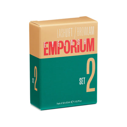 The Eyelash Emporium Step 2 Lash Lift & Brow Lamination Set Solution 10 x 0.5ml